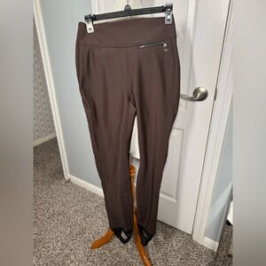 Obermeyer Jinks ITB soft shell ski pants in size 4, brown.